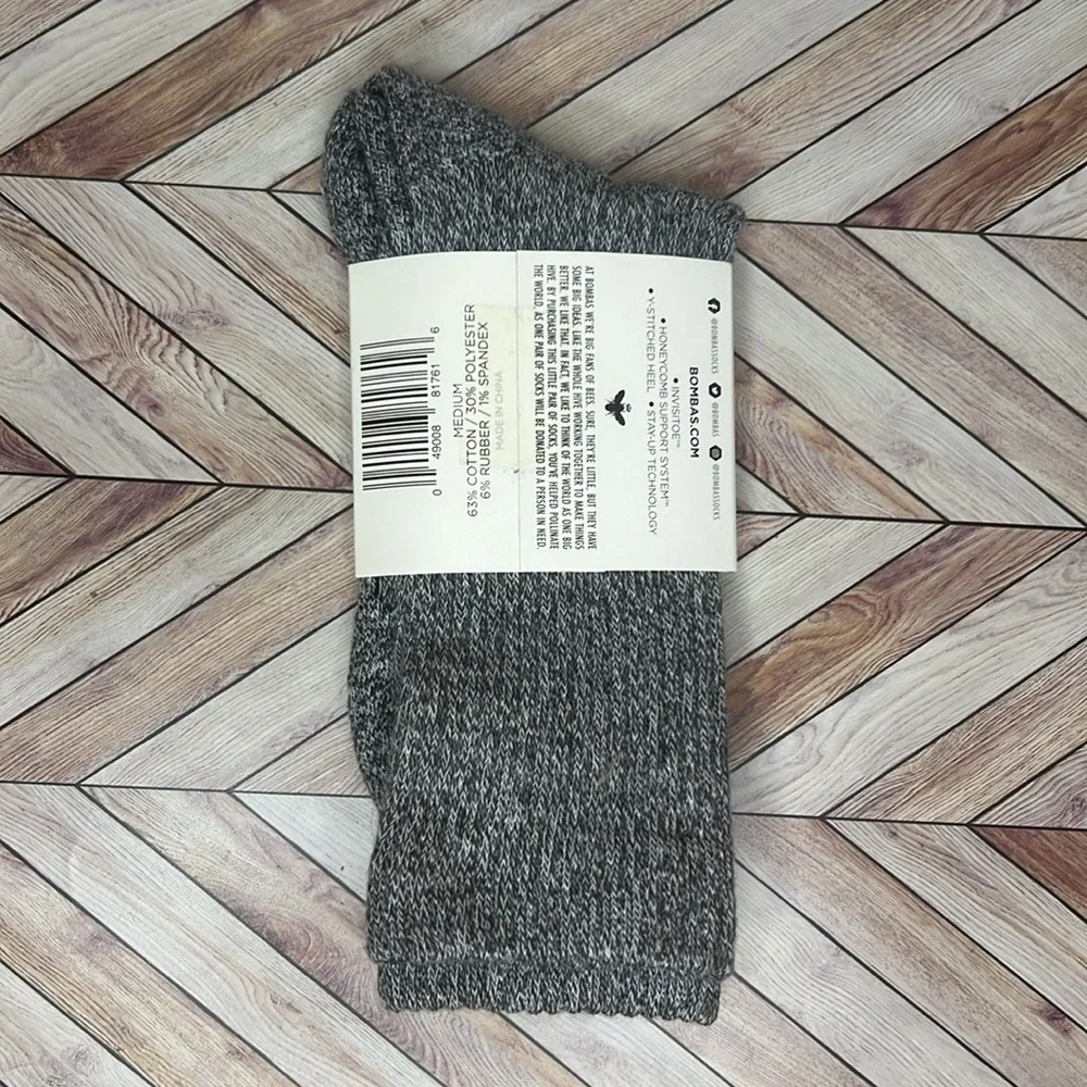 Bombas cotton blend calf socks